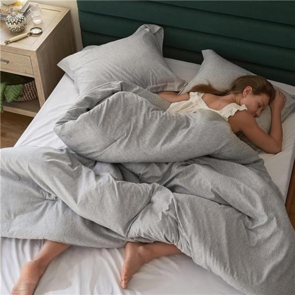 Bedsure Queen Comforter Set Kids - Grey Queen Size Comforter, Soft Bedding - Picture 3 of 6